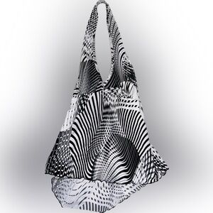 Sold Stylish Black and White Halter Top